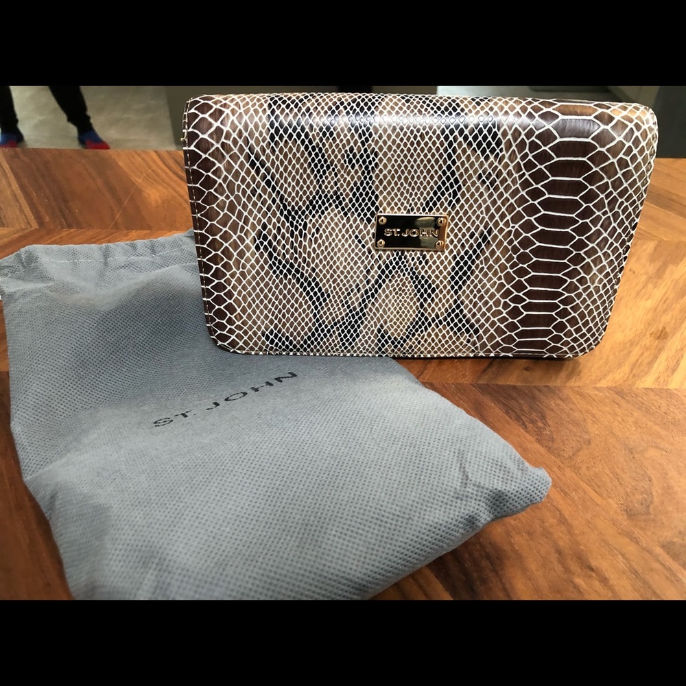 St. John Clutch Bag with Strap